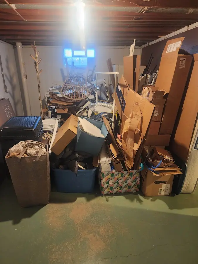 Roll-off dumpster container at job site for Yard Waste Dumpster Rental in Hartsville